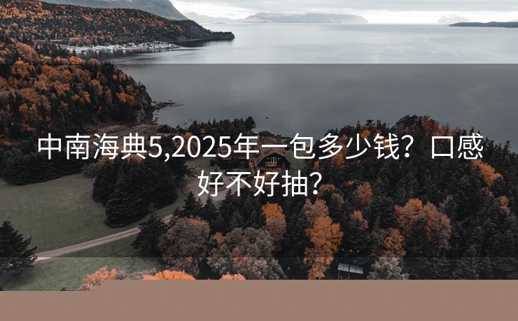 中南海典5,2025年一包多少钱？口感好不好抽？